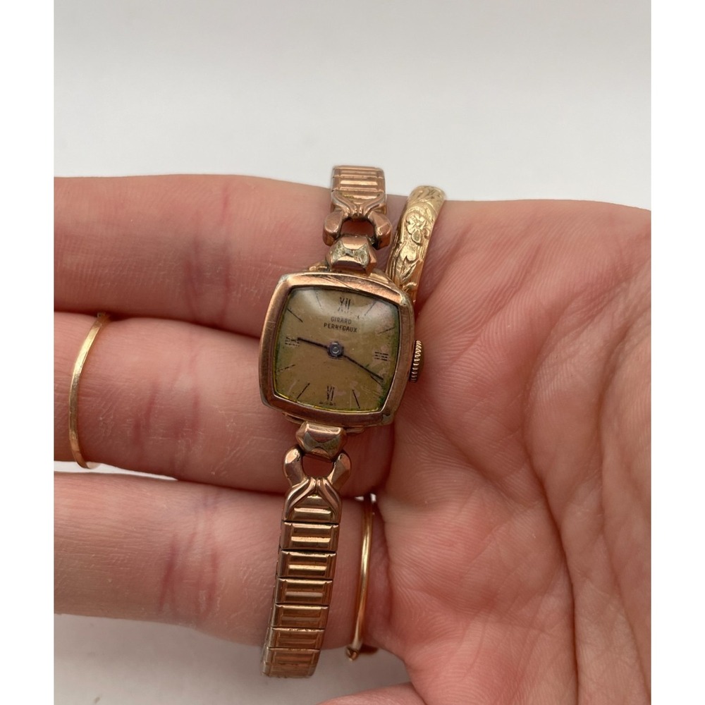 Vintage Girard Perregaux Ladies Watch Marked 10k Gold Filled UNTESTED